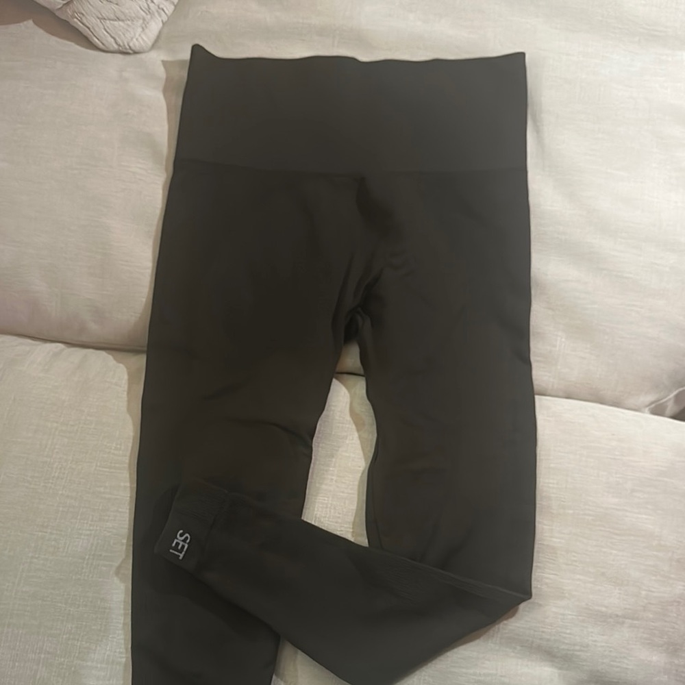 SET Active leggings size M in dark brown